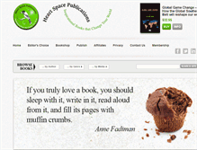 Tablet Screenshot of heartspacebooks.com